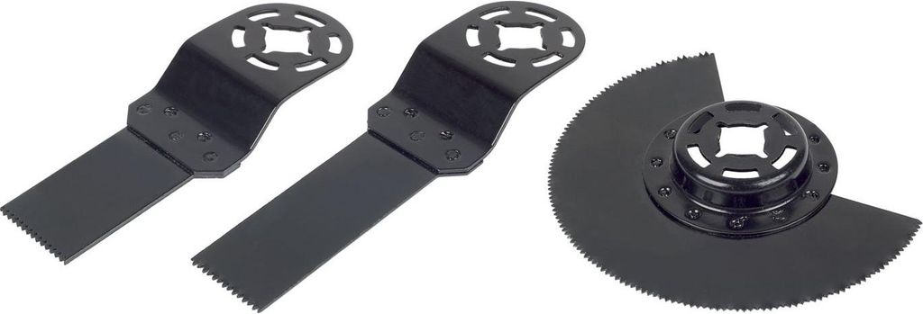 Wolfcraft Multi-Tool Sägeblatt-Set: Holz, Metall, Kunststoff