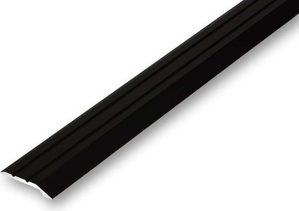 (11,32EUR/m) Ausgleichsprofil für geringe Höhenunterschiede 30 x 900 mm schwarz selbstklebend