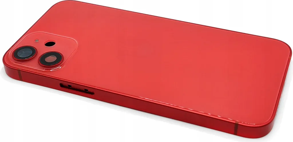 Remplacer châssis iPhone 12 rouge rayé - Coque arrière haute qualité