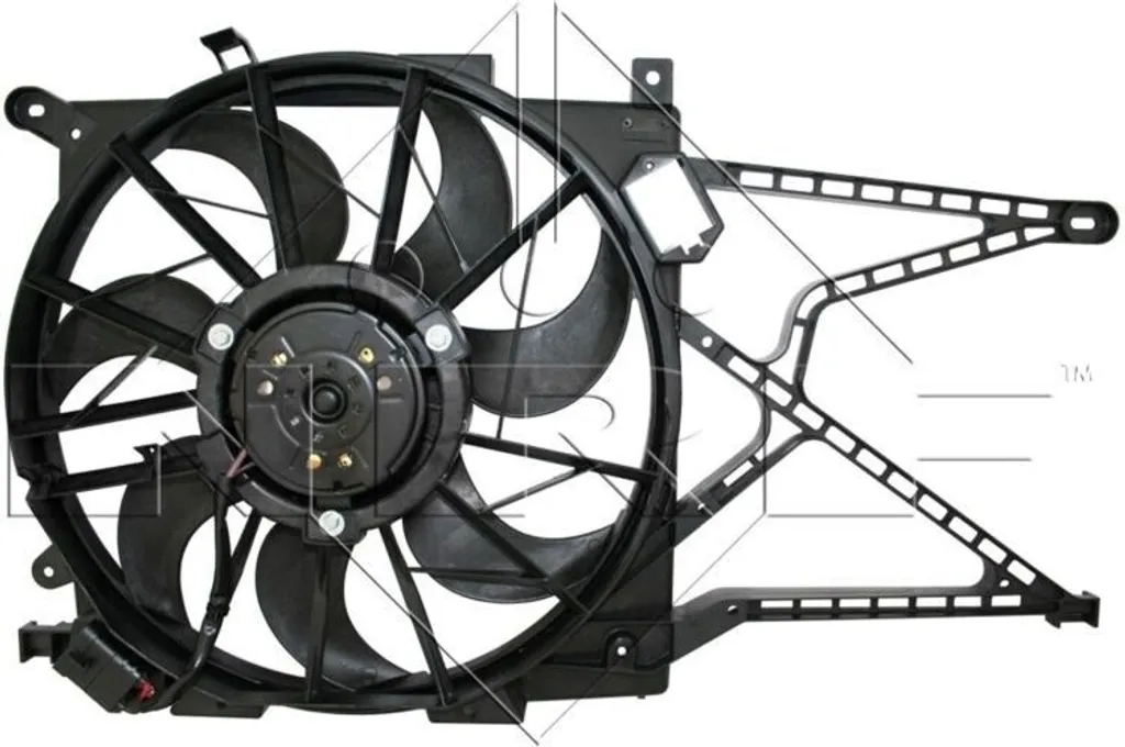 Ventilateur de radiateur NRF 47308 - OE 1314404 pour Astra G et Zafira A