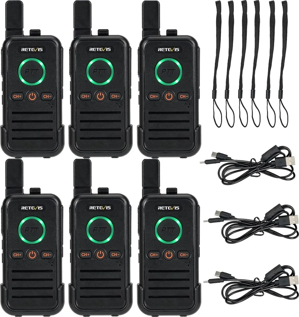 Radio de Communication sans Licence Retevis RB645 USB-C Rechargeable