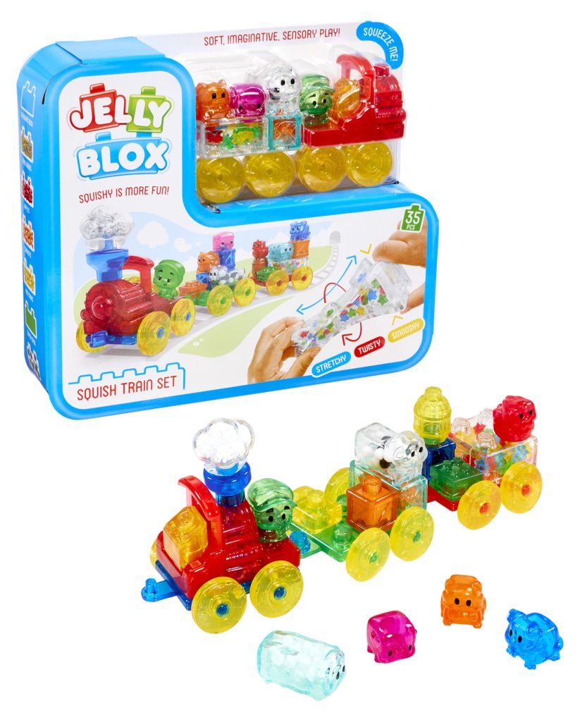 Set di costruzioni Goliath Jelly Blox Squish Train, set per Immagine del prodotto 