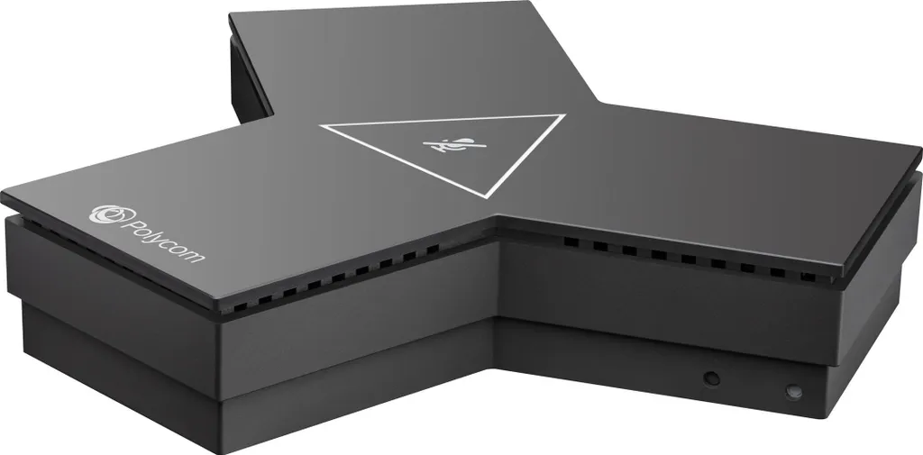 Microphone IP Poly G7500 pour grandes salles de réunion et visioconférence