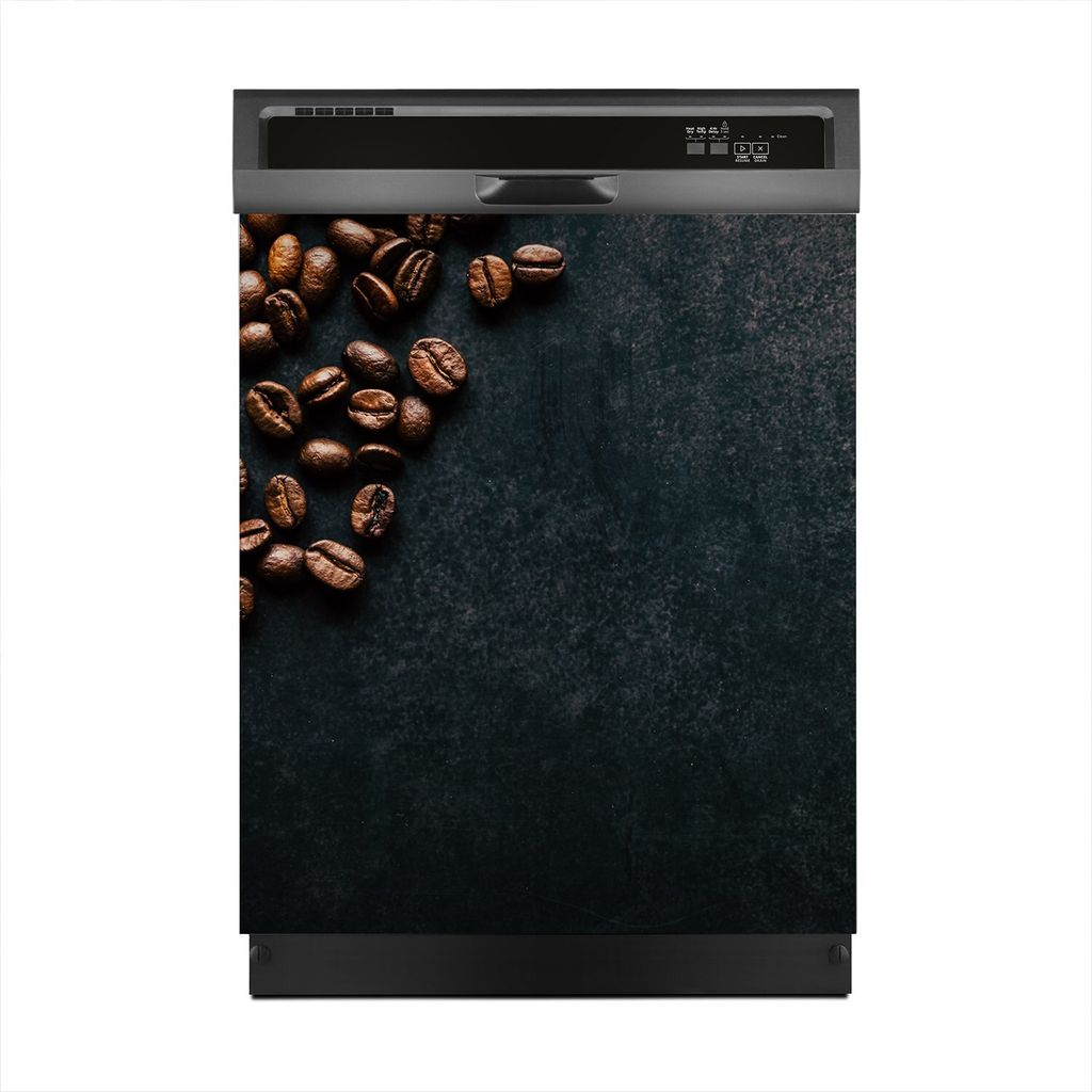 Aufkleber sticker 60x70 cm Dekorative folie Spülmaschine - Kaffee Bohnen