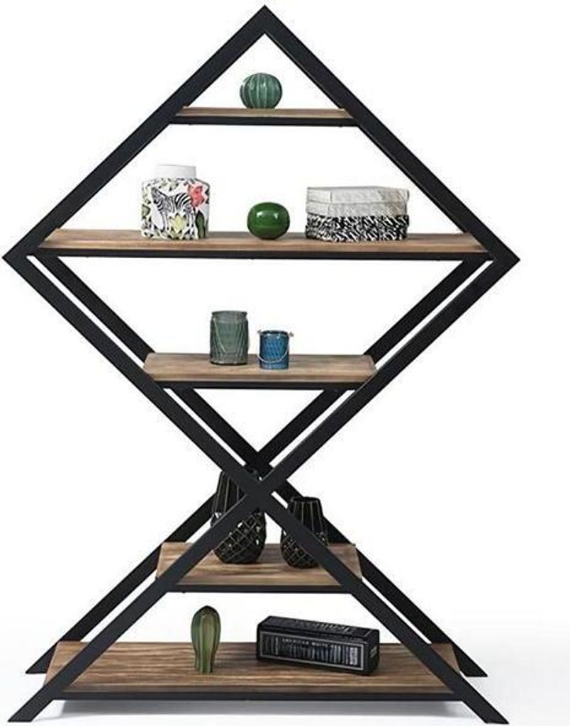 Bücherregal modernes Standregal Aktenregal Deko-Regal und Raumteiler für Büro