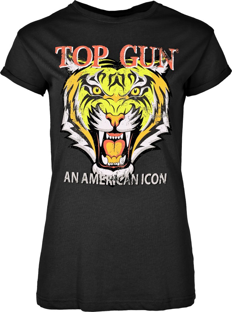 Top Gun T-Shirt TG20214002 Damen black XS