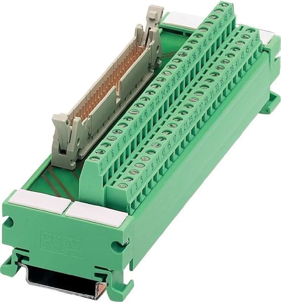 Module VARIOFACE compact pour connecteur plat à montage rail DIN 35