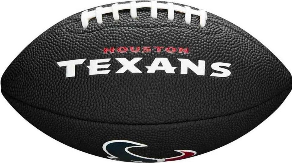 Wilson NFL Soft Touch Mini Football Houston Texans Black American Football