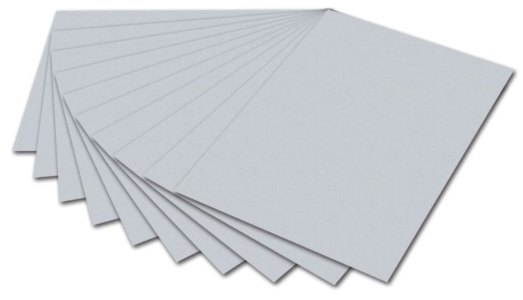 folia Tonpapier DIN A4 130 g/qm hellgrau 100 Blatt Produktbild 