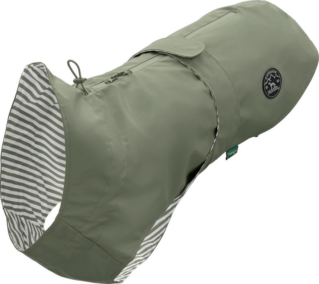 Hunter Milford, Hund, Regenjacke, Grün, Polyester, Einfarbig, Maschinenkaltwäsche