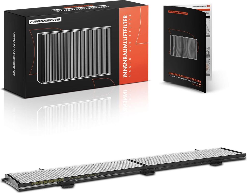 Frankberg 1x Innenraumfilter Aktivkohle für BMW 1er E81-E88 3er E90-E93 X1 E84 Alpina B3 D3