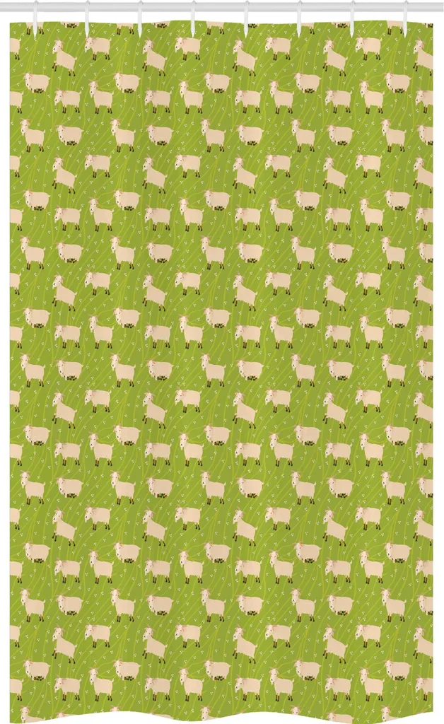 Tenda Doccia Tecnica ABAKUHAUS 120x180: Tessuto Impermeabile Goats