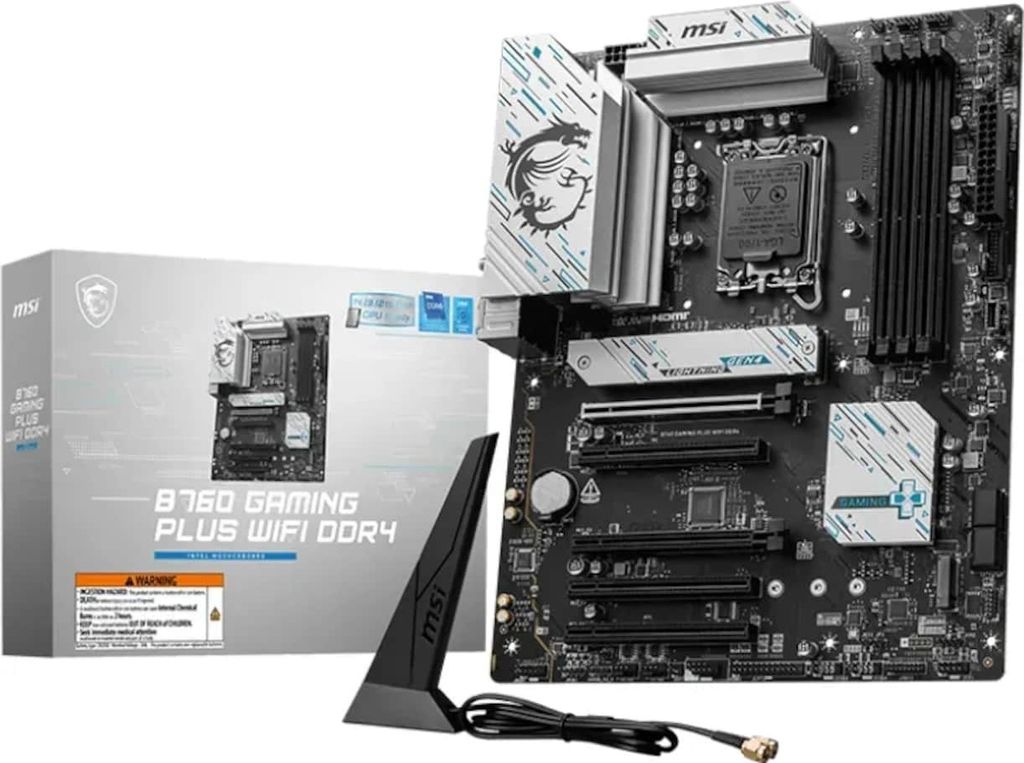 MSI B760 GAMING PLUS WIFI DDR4, Intel, LGA 1700, Intel® Produktbild 