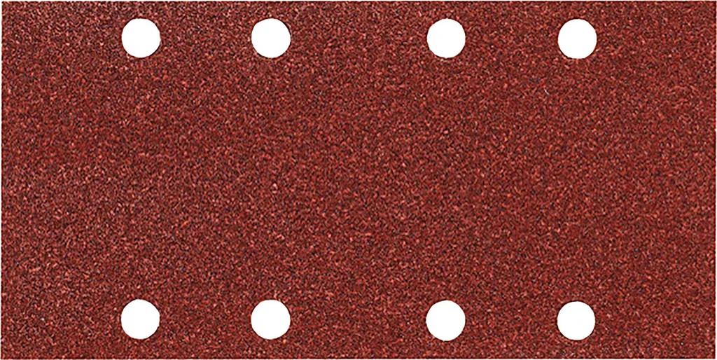 Set 50 Fogli Abrasivi Makita K80 93x230 mm - 8 Fori per Levigatrice