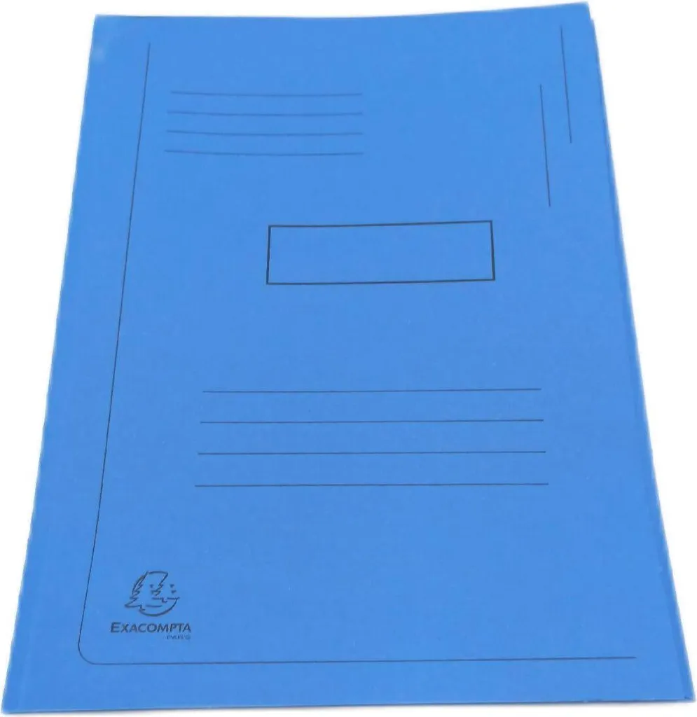 Archiviazione Professionale A4: Cartelle Exacompta 445006E Blu 290g