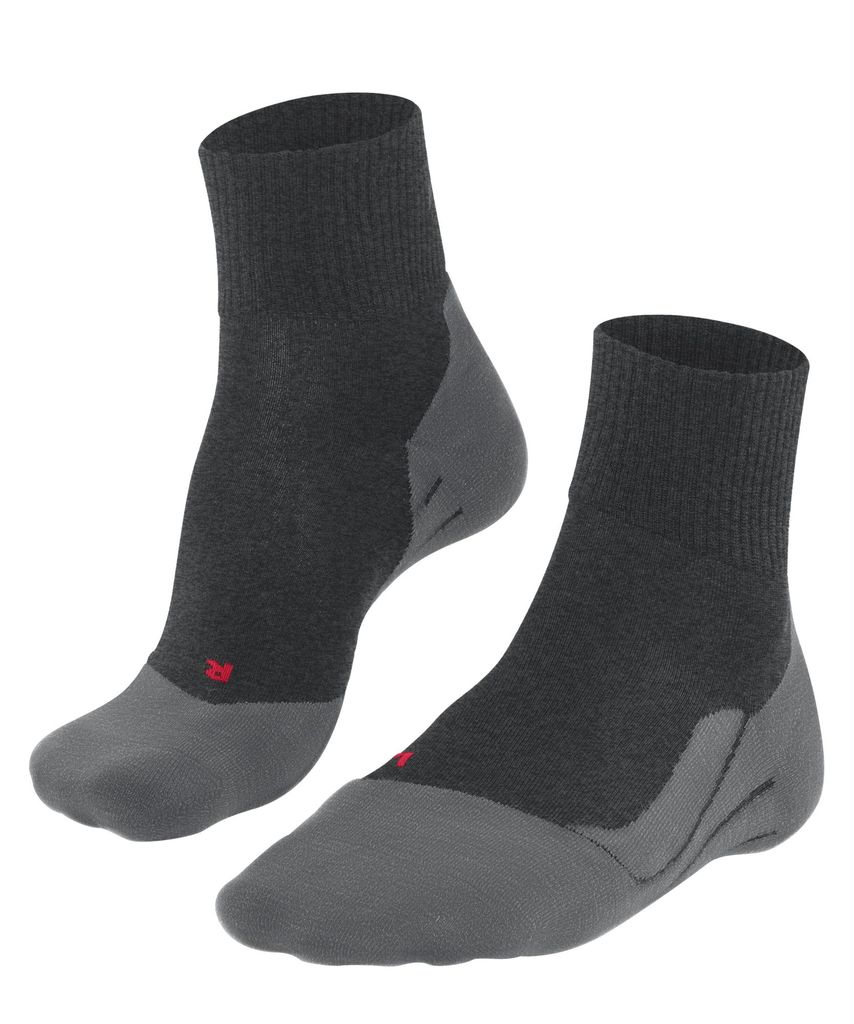 FALKE TK5 Wool Short Socken Damen asphalt melange 39-40
