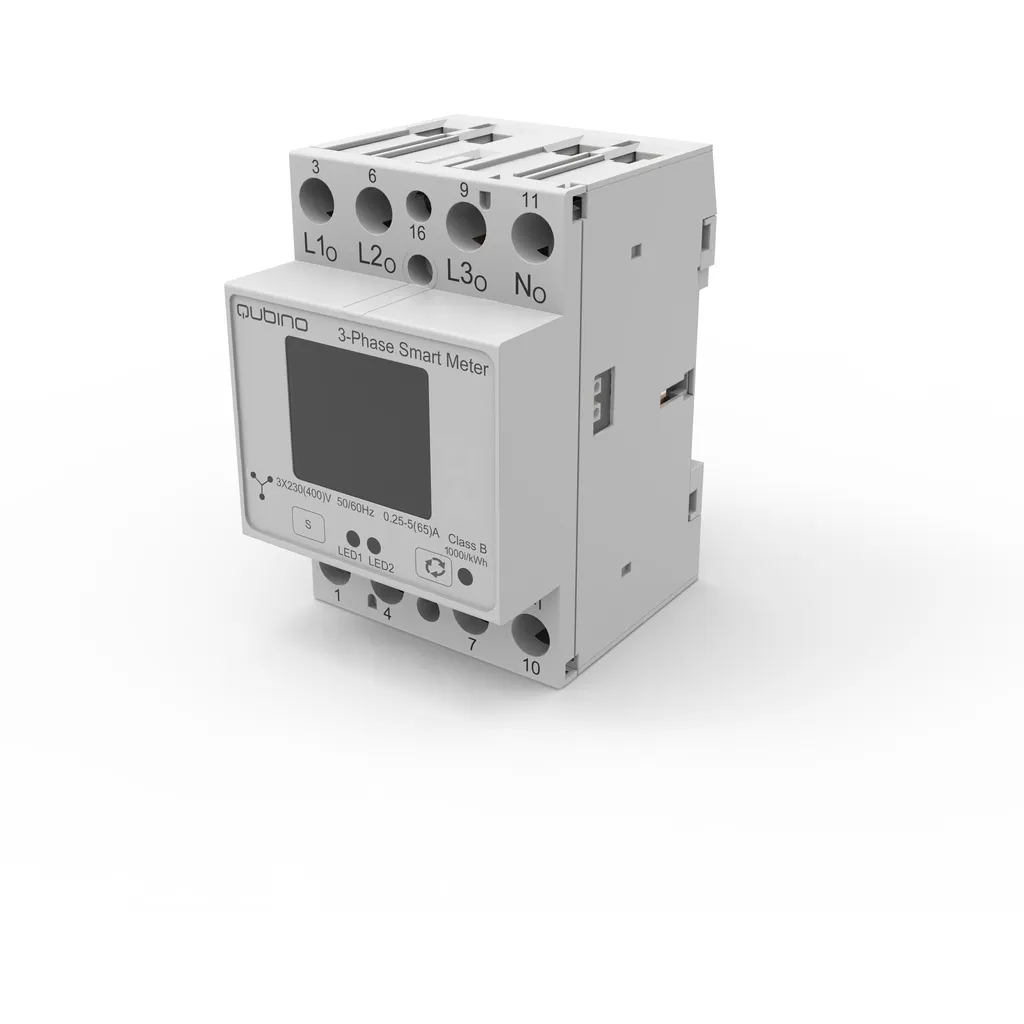 Qubino ZMNHXD1 Compteur d'Énergie Triphasé Z-Wave Plus Smart Meter