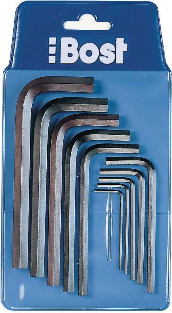 BOST 6-Kant-Schlüsselset im Set - 1.5 - 2 - 2.5 - 3 - 4 - 5 - 6 mm - 866650