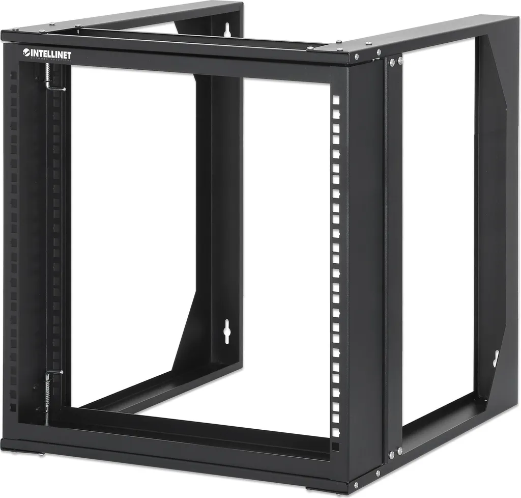 INTELLINET Rack 19 Pouces Open Frame 9U 2 Rails Noir - Modèle 713634