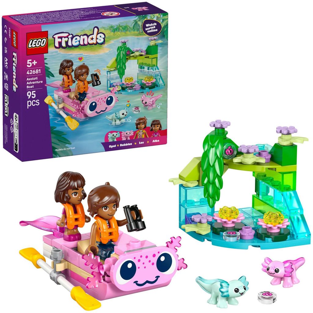 LEGO® Friends Axolotl Dobrodružný čln 42681 Obrázok produktu 