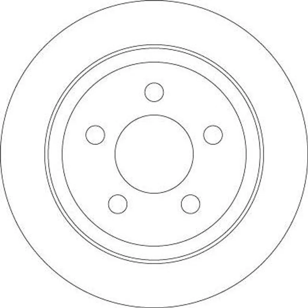 Disque de frein haute performance TRW DF6386 type OE pour Jeep Wrangler