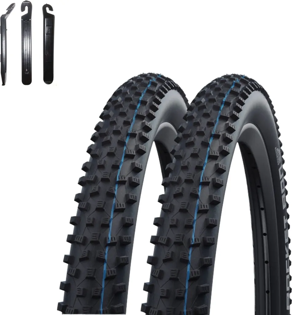 Pack 2 Pneus VTT 27.5 pouces Schwalbe Rocket Ron Evolution Super Ground