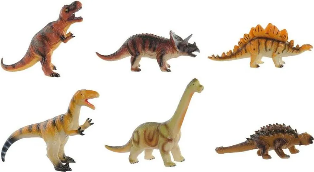 Jouets en PVC souple 6 Surt - Dimensions 29 x 15 x 21 cm - Lot Varié