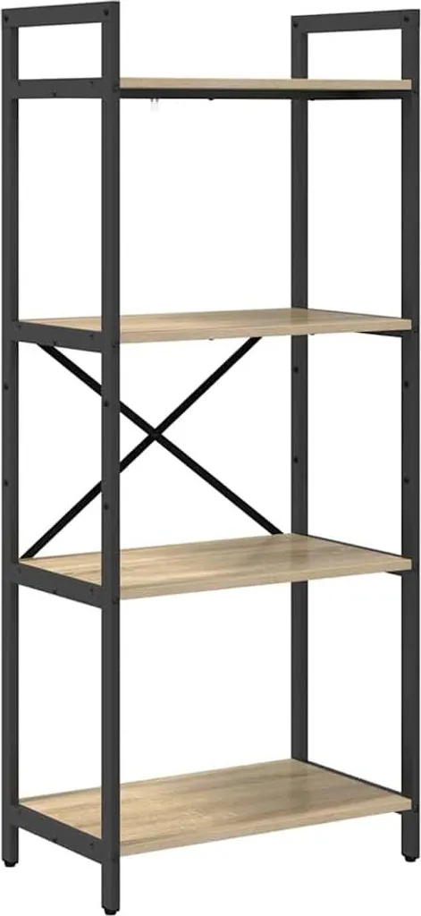Libreria SYFAX Rovere Sonoma 56x34x133,5 cm - Scaffale Multistrato Moderno