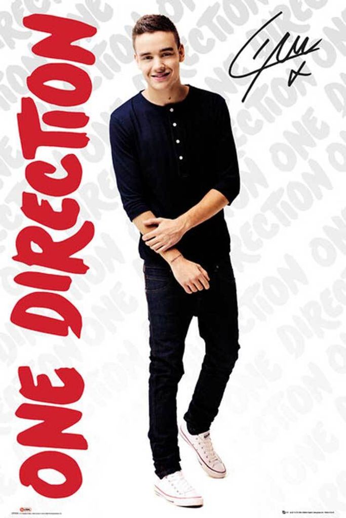 One Direction - Poster - Liam Logo + 1 sur-poster de taille Image du produit 