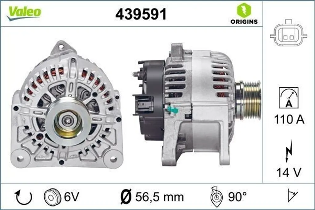 Alternateur Valeo 439591 : Stop aux pannes de batterie sur Twingo II