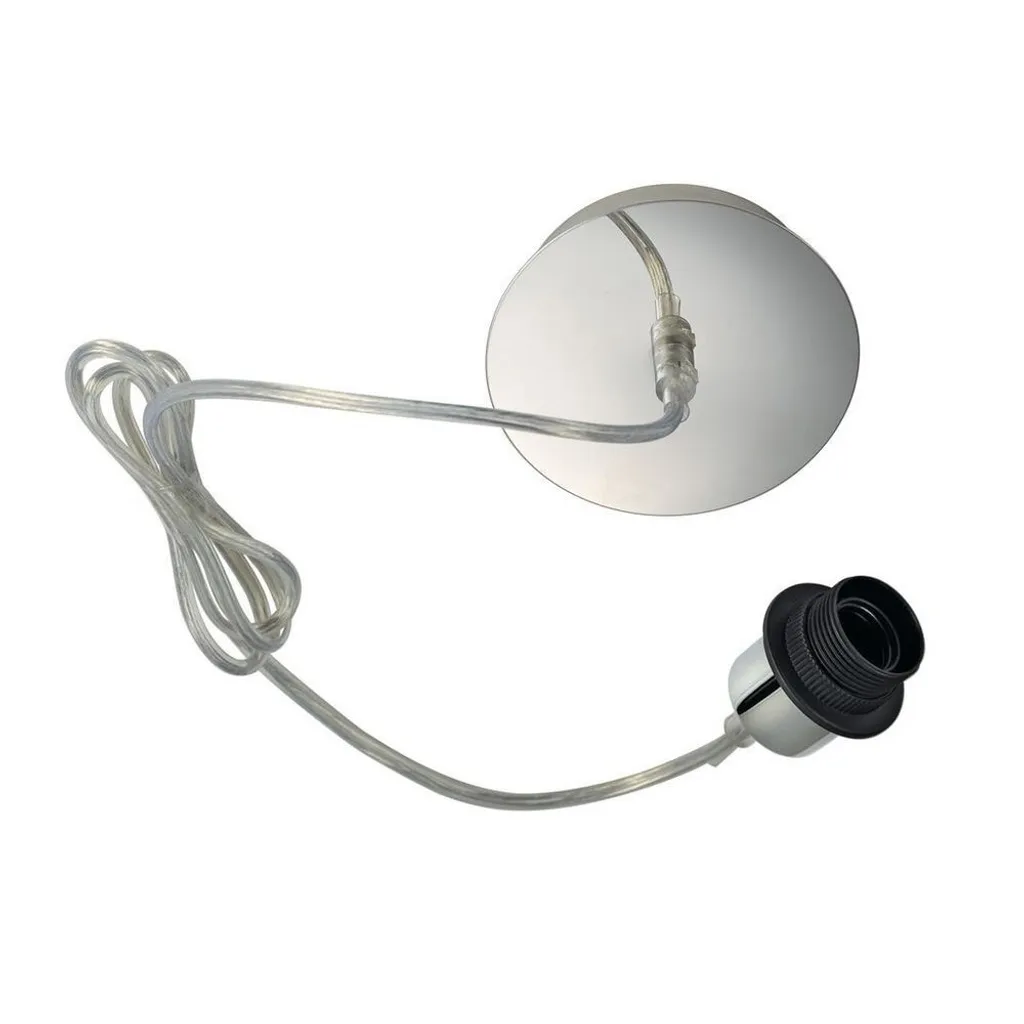 Rénovez votre éclairage avec la suspension E27 chrome SLV Fenda 155562 flexible