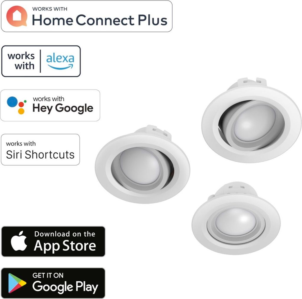 Hama 00176589, Weiß, LED, AC, G, 5 kWh, A bis G Produktbild 