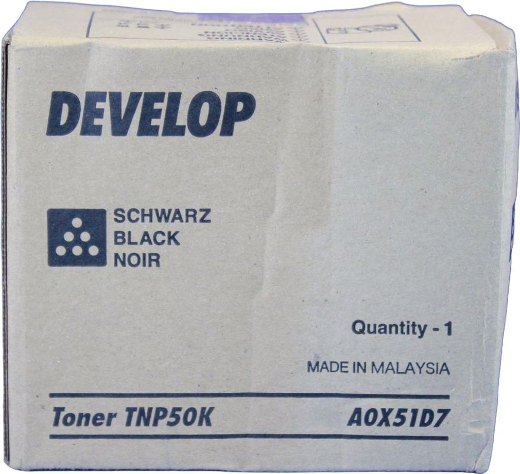 Develop TNP50K Tonerkartusche A0X51D7 Schwarz für Develop ineo+ 3100P