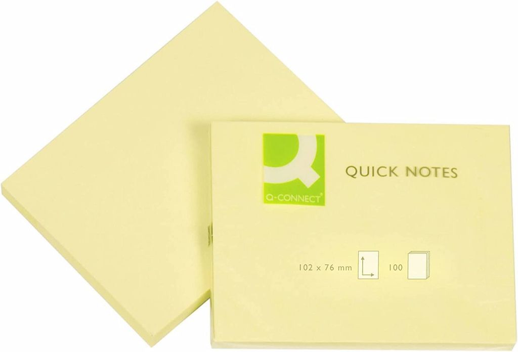 Q-Connect® KF01410 Nastri di rinforzo - 76 x 102 mm, gelb Immagine del prodotto 