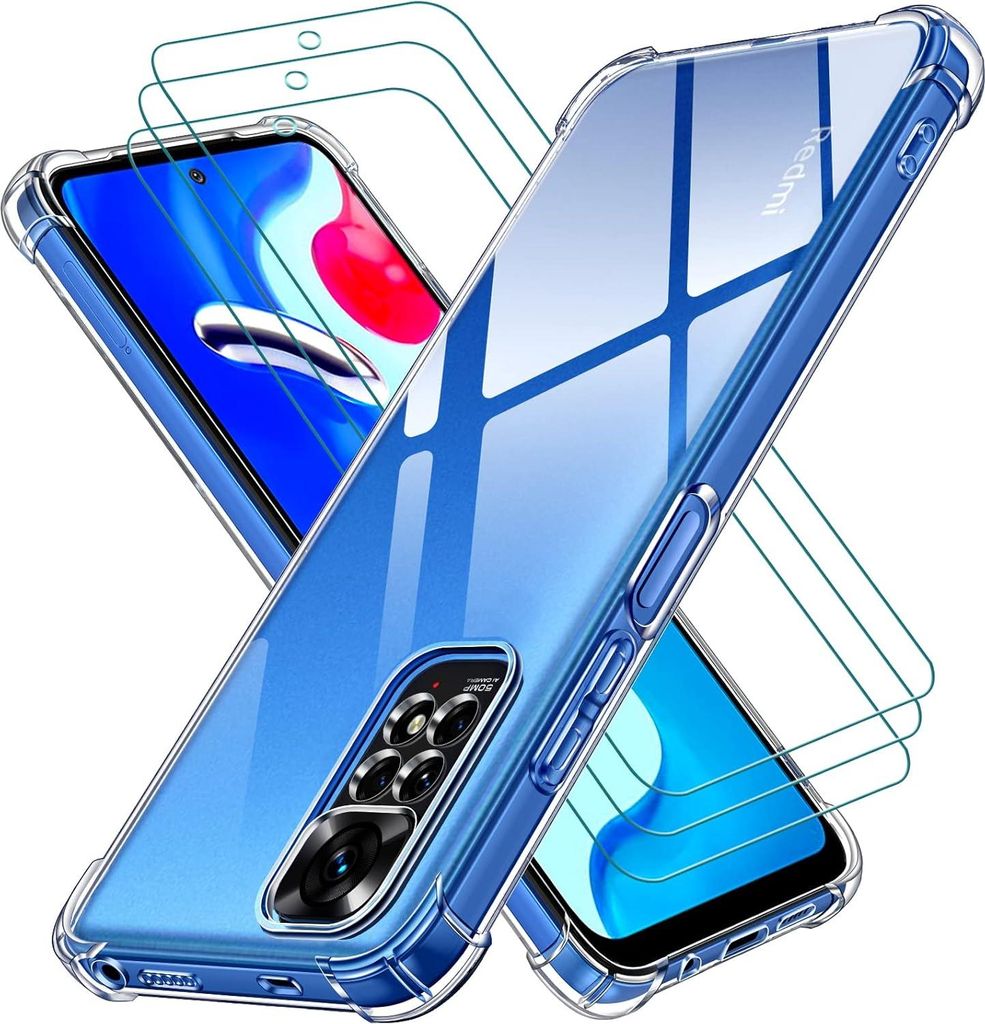 Hülle für XIAOMI REDMI NOTE 11 PRO/REDMI NOTE 11 PRO 6,67"" 2 gehärtetes Glas