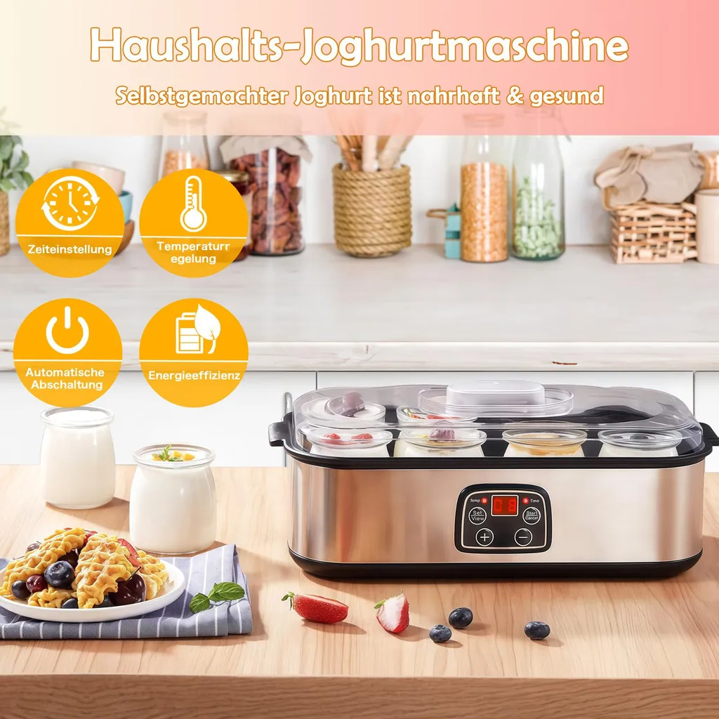 Machine à yaourt automatique programmable pour fromages et natto maison - 10