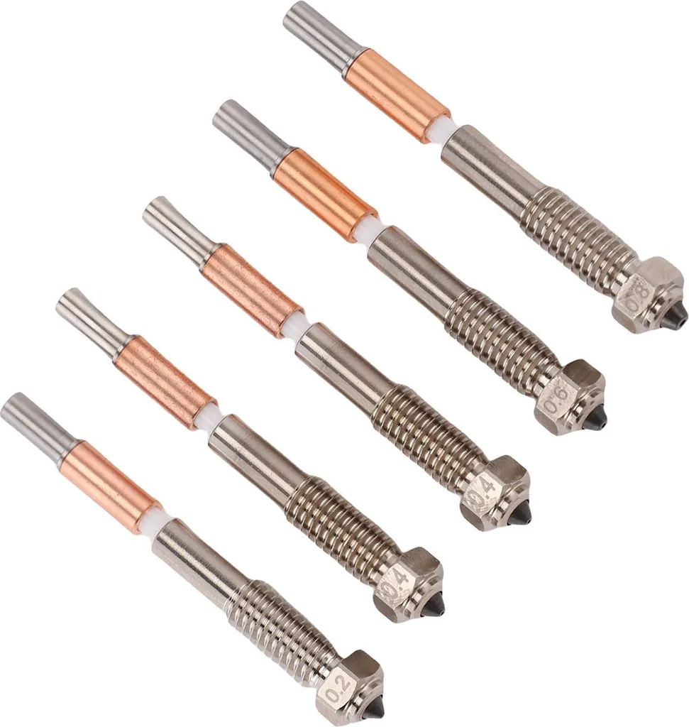 Buse d'Extrusion pour Imprimante 3D QIDI Plus4, Lot de 5 Pièces Pro - 10