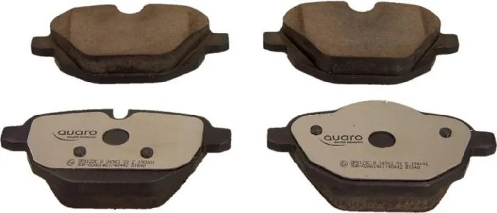 Plaquettes de frein arrière BMW F10 F11 et F25 X3 Quaro Silver Ceramic