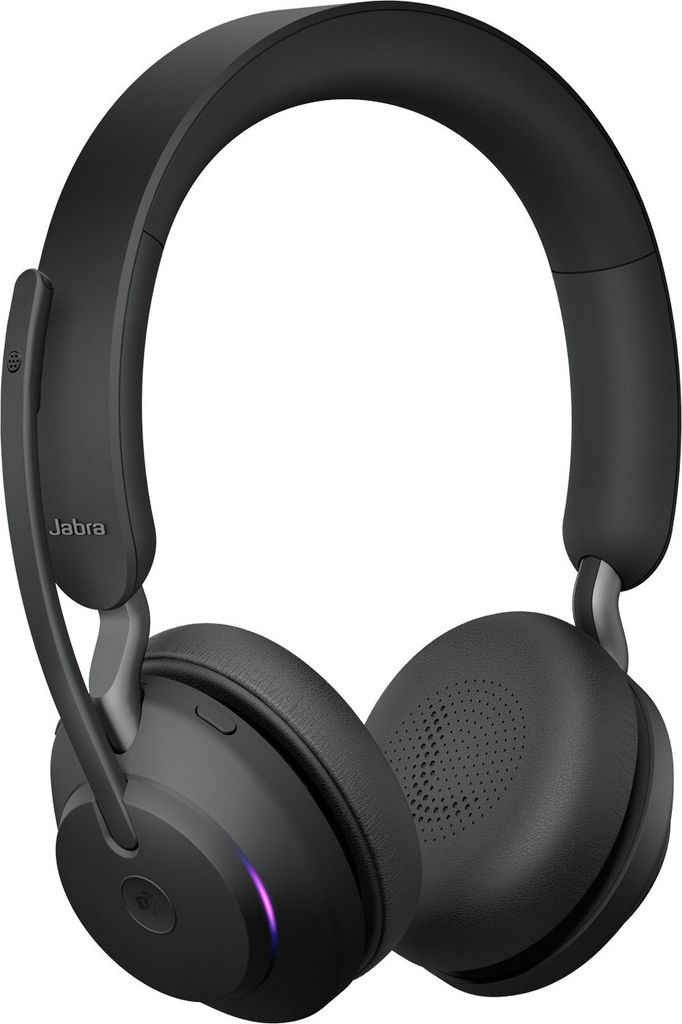 JABRA Evolve2 65 Stereo MS USB-A Bluetooth czarny Zdjęcie produktu 5