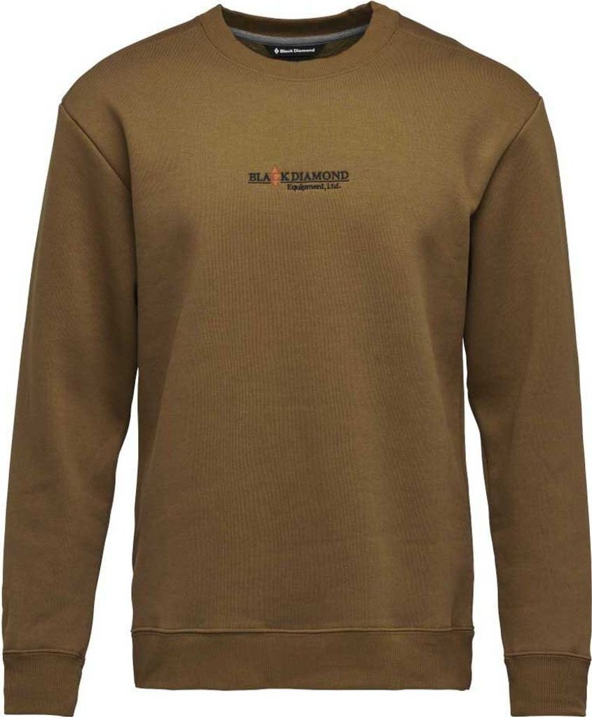 Heritage Wordmark Crewneck Herren - Black Diamond, Farbe:7001-Dark Curry, Größe:XL