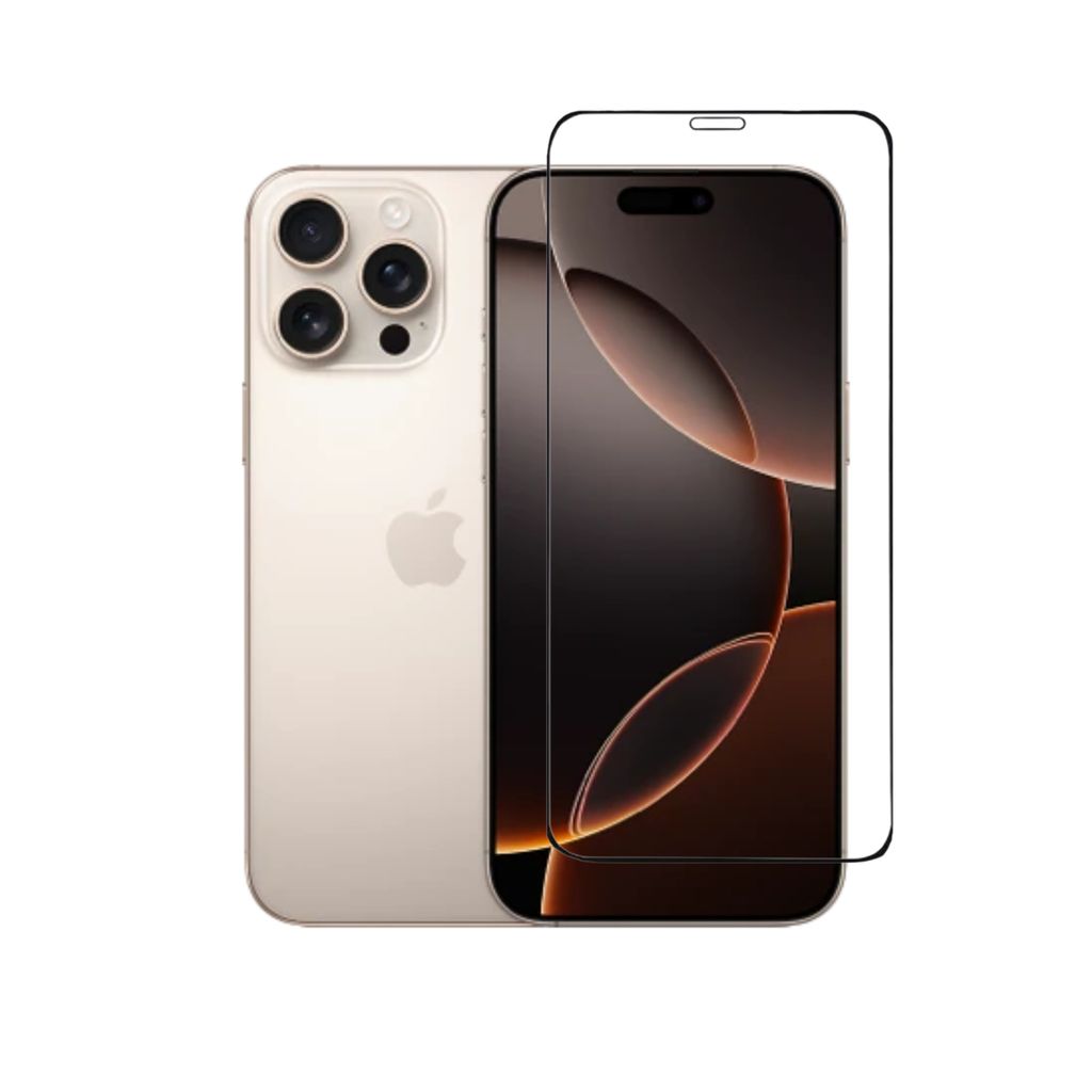 Panzerfolie Displayschutz für iPhone 16 Pro Max Bildschirm Produktbild 
