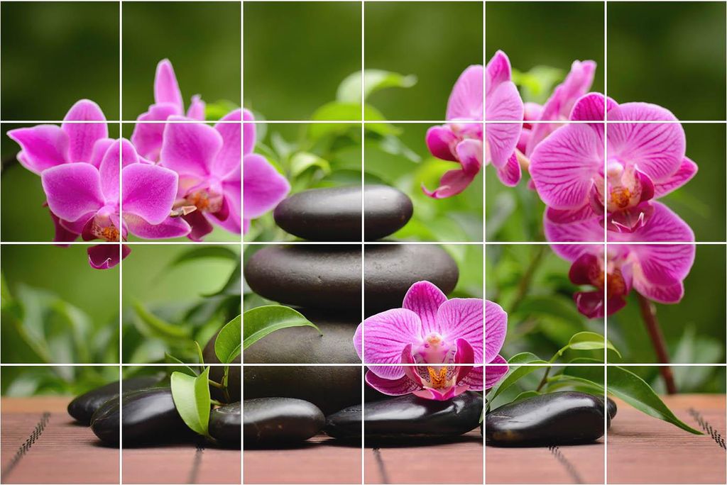 Fliesenaufkleber 10×10 cm – 24 Stück – Selbstklebend – Wasserfest – Pflegeleicht – Hitzebeständig – Für Küche & Bad – Steine und...