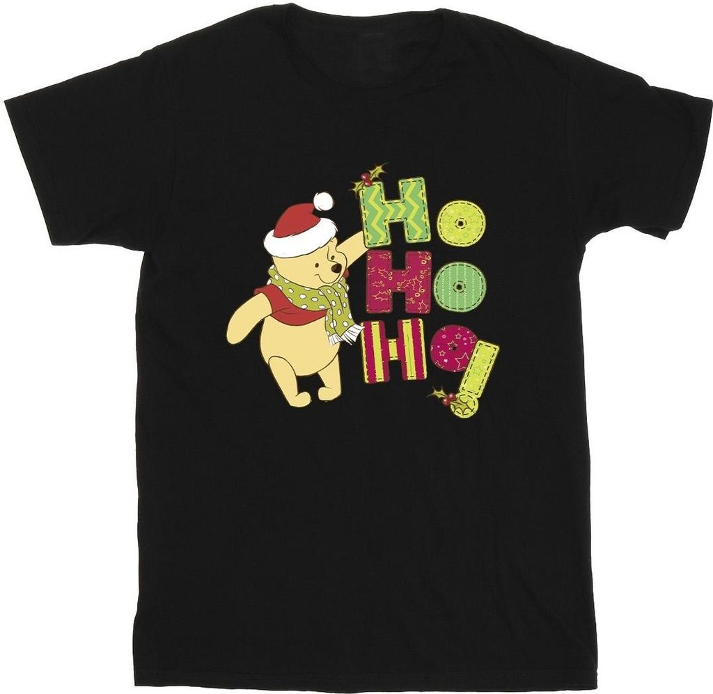 Disney - "Ho Ho Ho" T-Shirt für Herren BI49053 (S) (Schwarz)