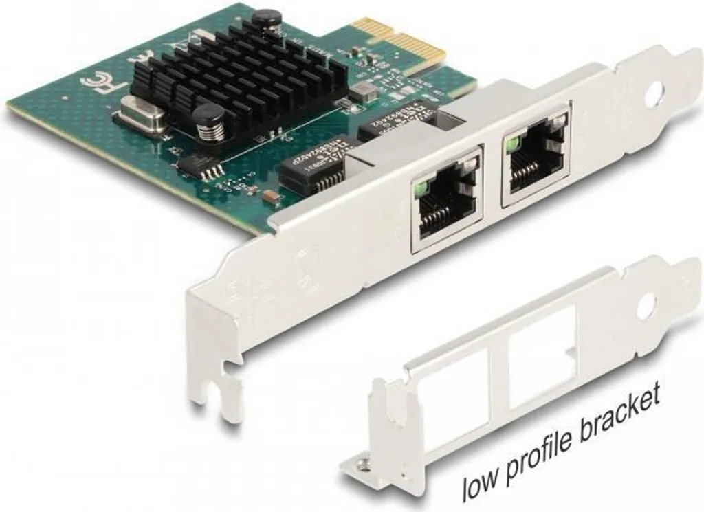 Scheda di Rete PCIe Delock 88206 Dual Gigabit LAN Broadcom - Shop Online