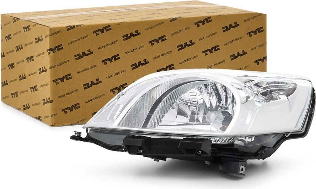 1x PHARE AVANT GAUCHE ÉLECTRIQUE + MOTEUR CHROME POUR FIAT FIORINO (2007-2016