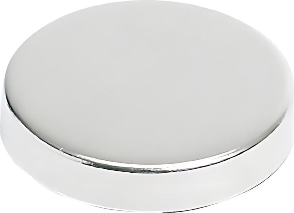 Alco Metall Haftmagnete, Ø ca. 22 mm, vernickelt, Dose à 10 Stück