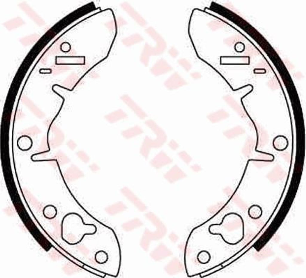 Trw Bremsbackensatz Hinterachse GS6028