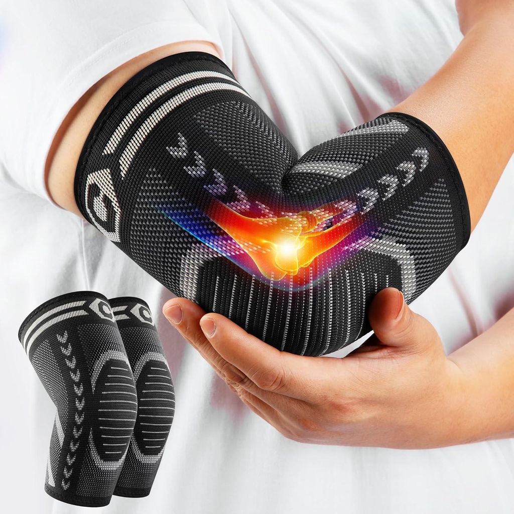CAMBIVO 2 Pack Ellenbogenbandage Herren Damen, Tennisarm Produktbild 