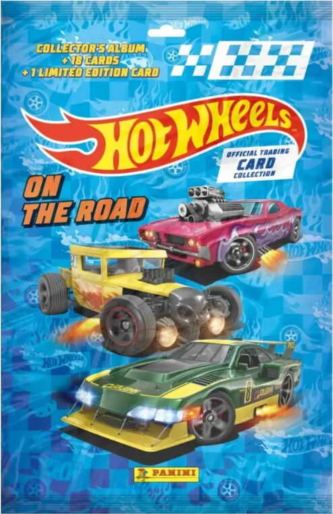 Album à collectionner Hot Wheels Panini - Kit de démarrage 3 sachets - 3
