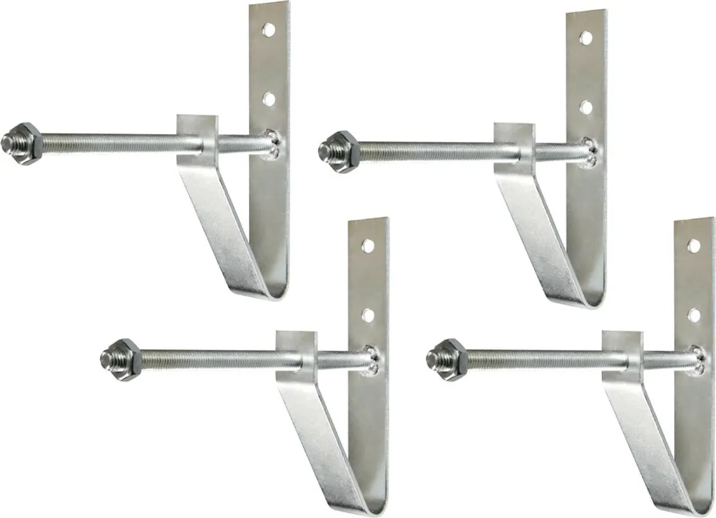 Porte-pneus (4 pièces) en acier robuste pour stockage garage saisonnier